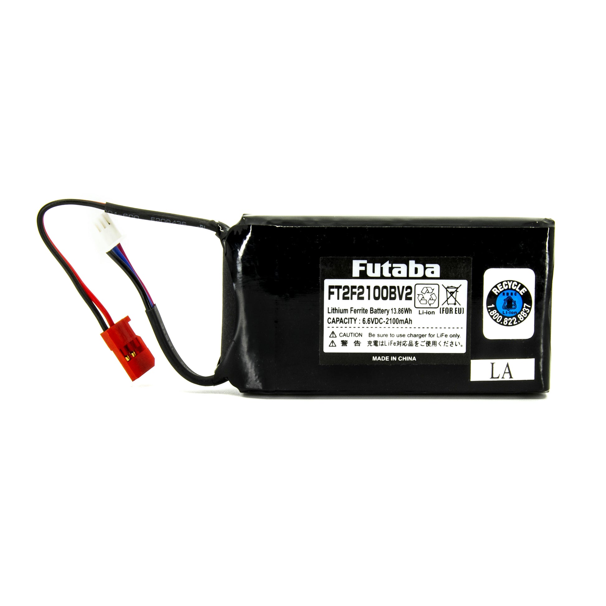 Image of Futaba 2100mAh LiFe Transmitter Battery 18SZ,16SZ,14SG,10J,6K,7PX,4PX,4PV,3PV