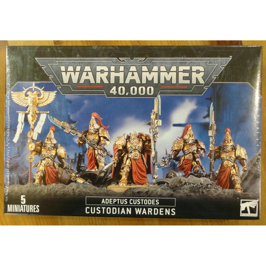 Image of Warhammer 40K 40,000 Adeptus Custodes Custodian Wardens Miniatures GAW01-11