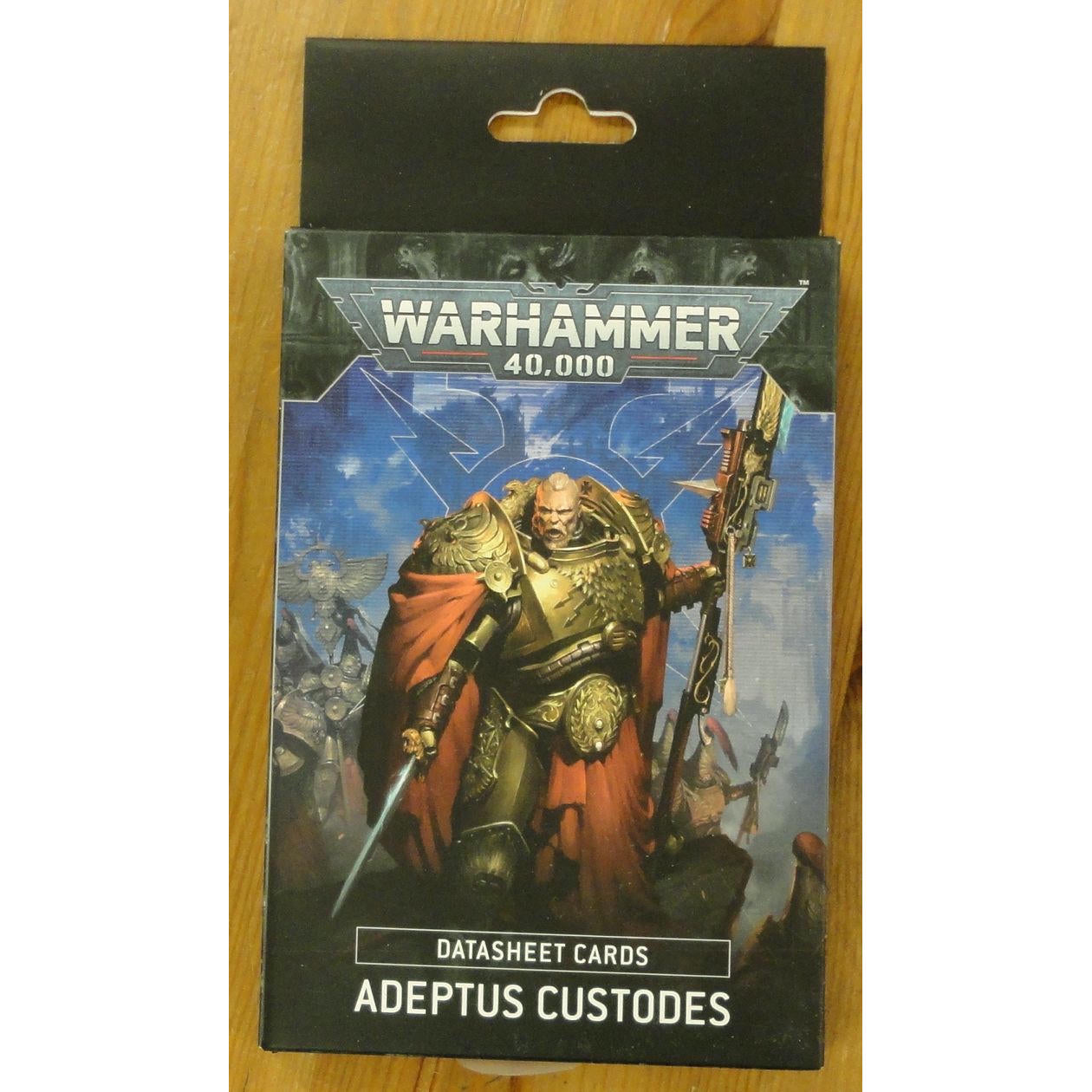 Image of Warhammer 40,000 40K 10th Ed Adeptus Custodes Datasheet Cards GAW01-15