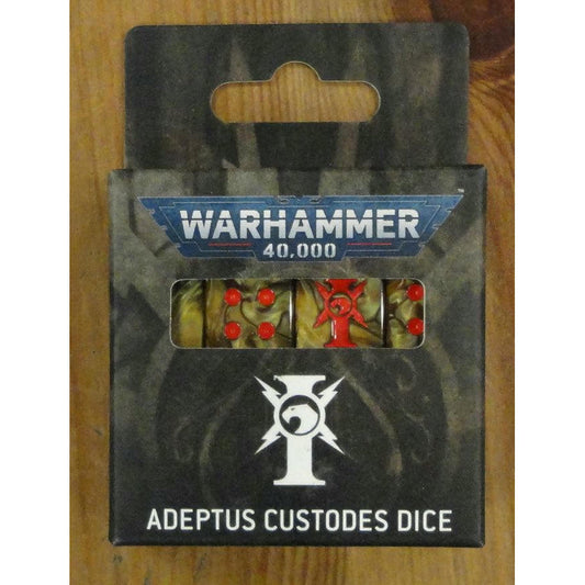Image of Warhammer 40K 40,000 Adeptus Custodes Dice Set GAW01-16