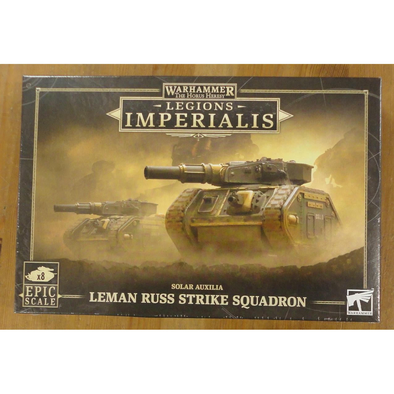 Image of Warhammer Legions Imperialis Solar Auxilia Leman Russ Strike Squadron GAW03-12