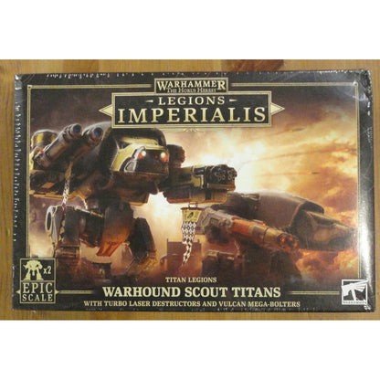Image of Warhammer Legions Imperialis Titan Legions Warhound Scout Titans w/Laser/Vulcan