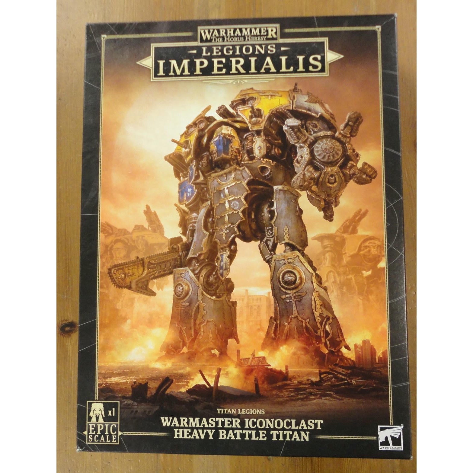 Image of Warhammer Legions Imperialis Titan Warmaster Iconoclast Heavy Battle Titan 03-27