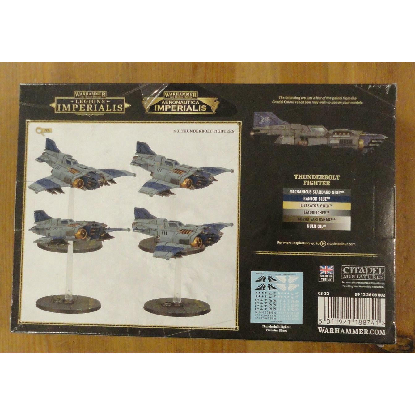 Image of Warhammer Legions Imperialis Solar Auxilia Thunderbolt Fighter Squadron