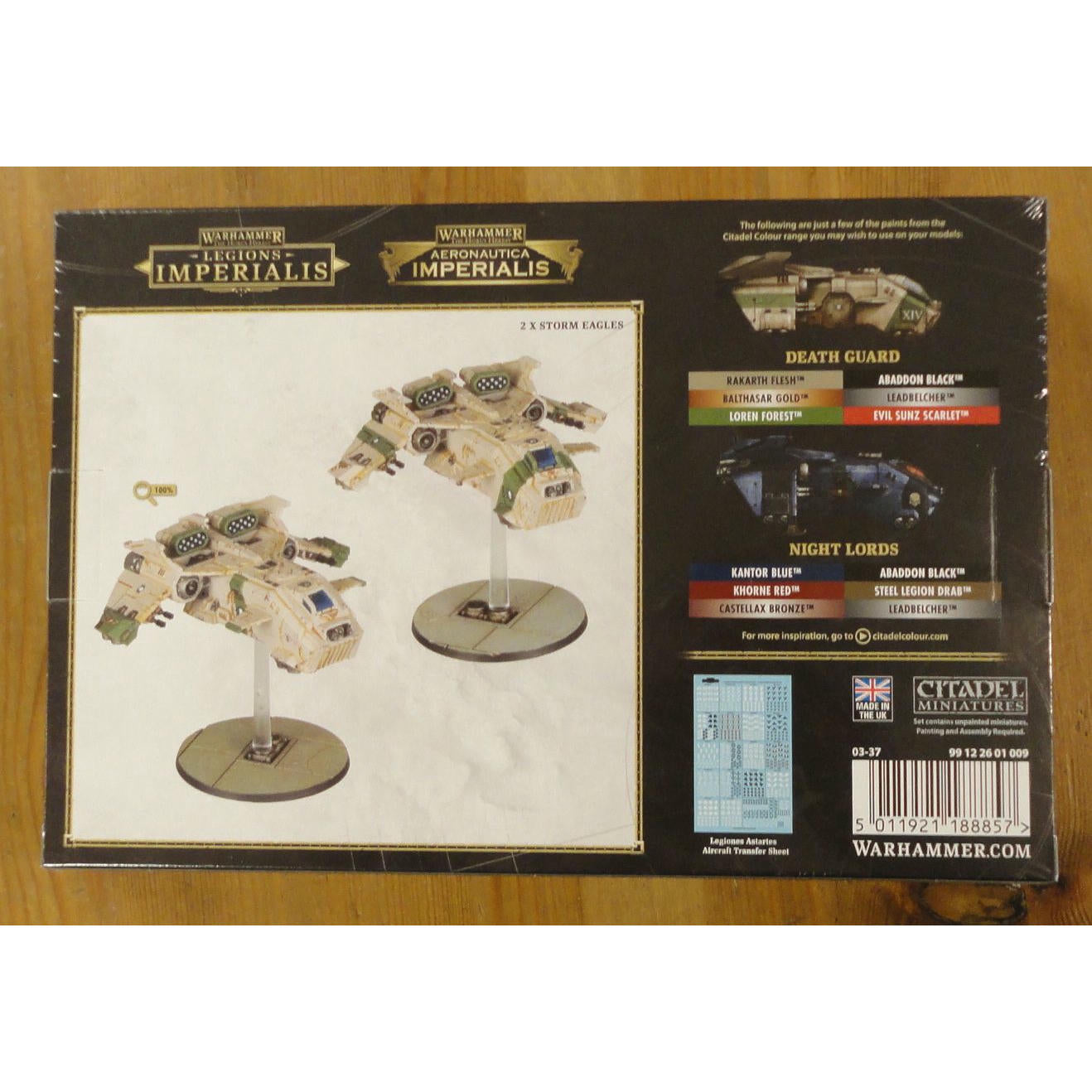 Image of Warhammer Legions Imperialis Legiones Astartes Storm Eagle Squadron