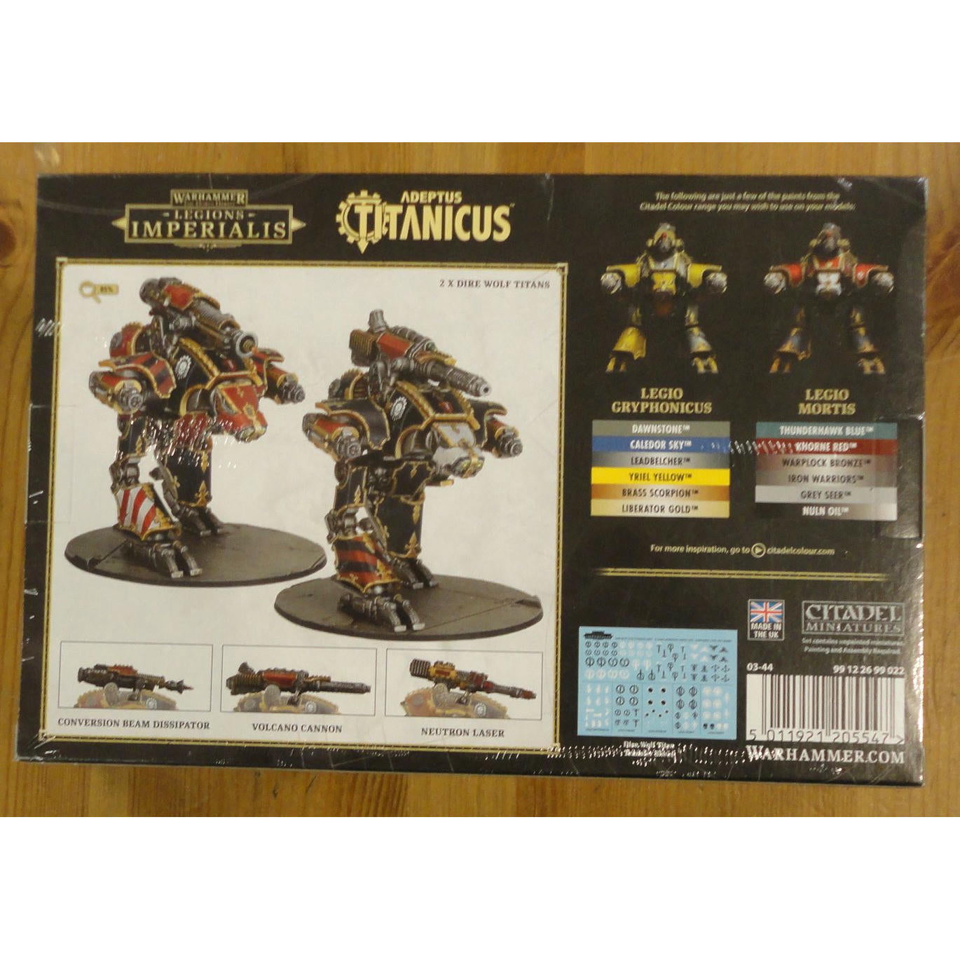 Image of Warhammer Legions Imperialis Titan Legions Dire Wolf Heavy Scout Titans 03-44
