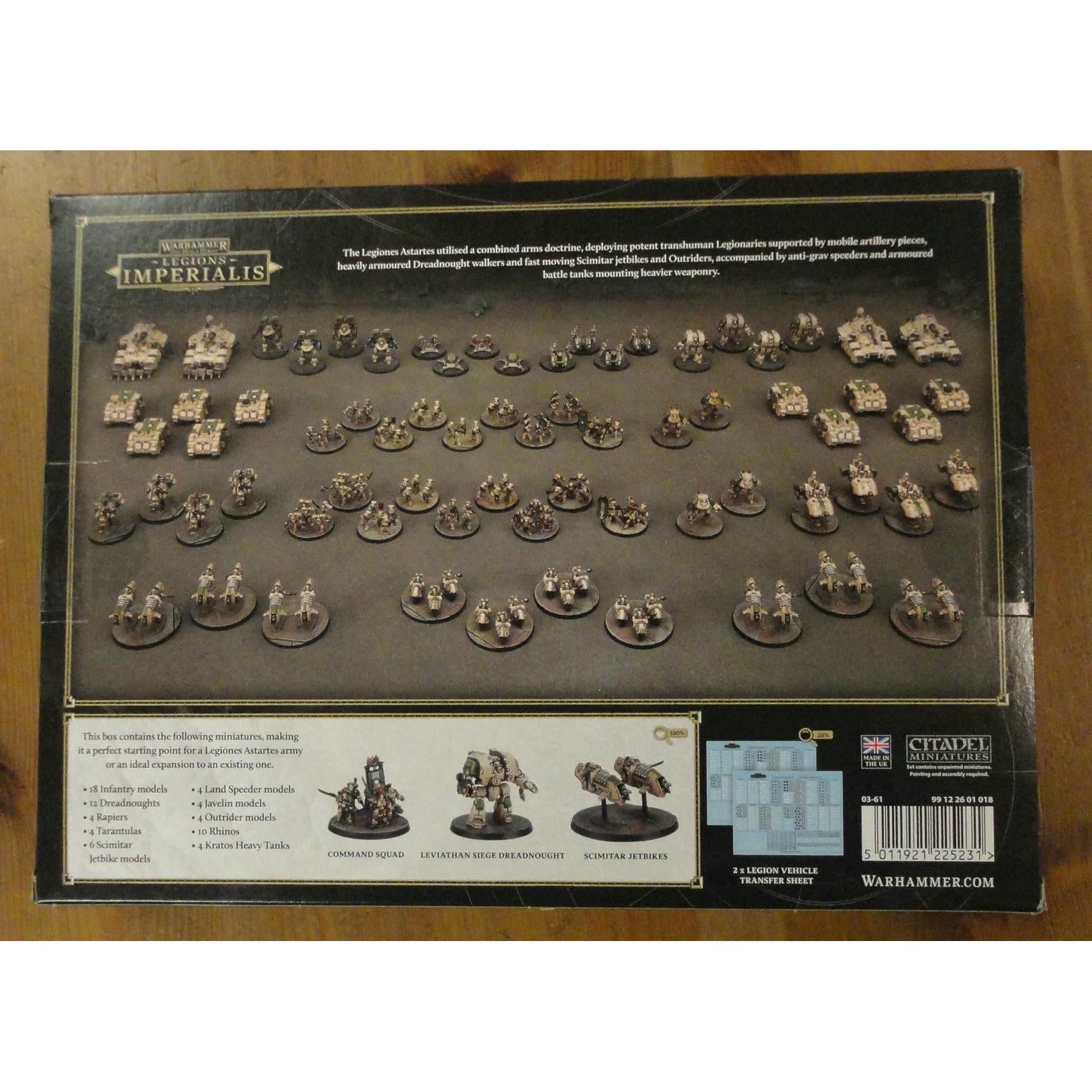 Image of Warhammer Legions Imperialis Legiones Astartes Battle Group GAW03-61