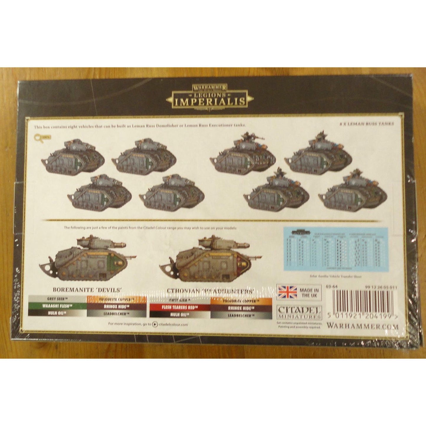 Image of Warhammer Legions Imperialis Leman Russ Executioner & Demolisher Squadron