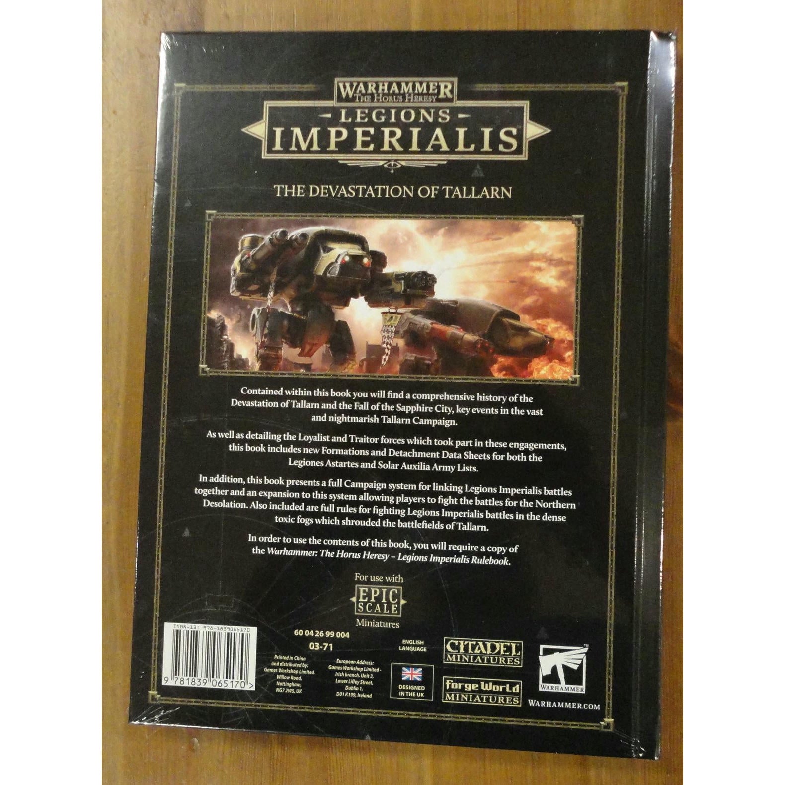 Image of Warhammer The Horus Heresy Legions Imperialis The Devastation of Tallarn (HC)