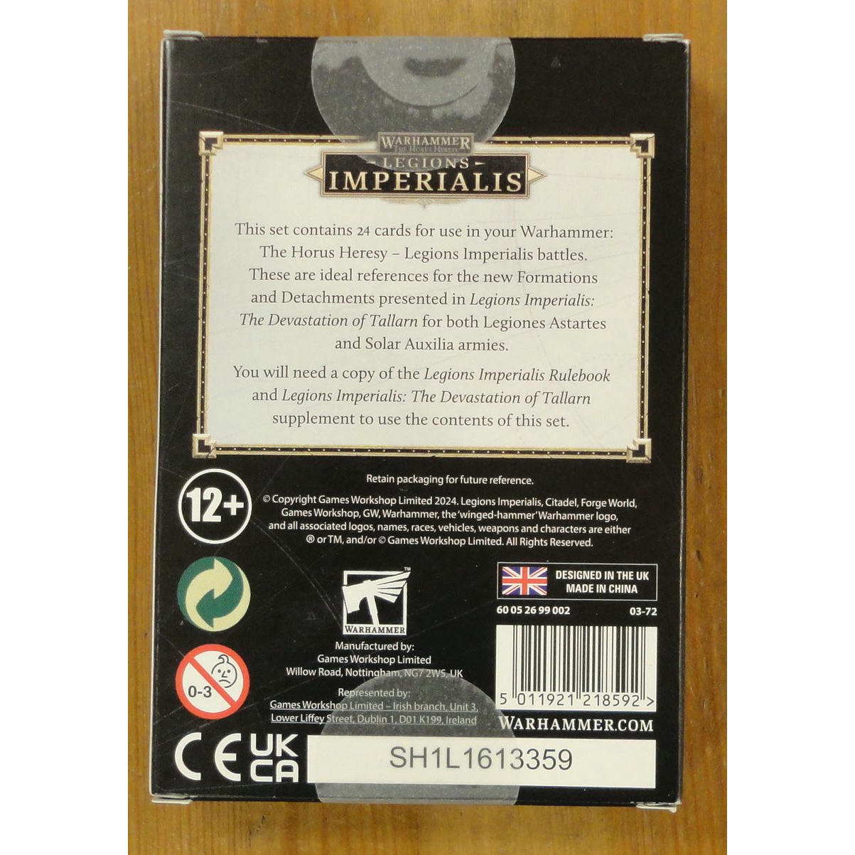 Image of Warhammer The Horus Heresy The Devastation of Tallarn Army Cards GAW03-72