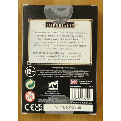 Image of Warhammer The Horus Heresy The Devastation of Tallarn Army Cards GAW03-72