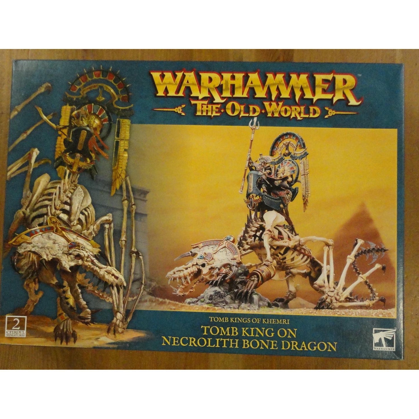 Image of Warhammer The Old World Tomb King/Liche Priest on Necrolith Bone Dragon