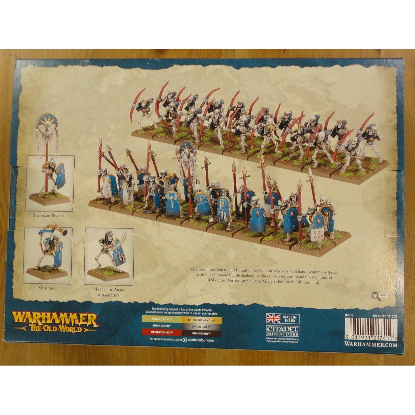 Image of Warhammer The Old World Tomb Kings of Khemri Skeleton Warriors/Archers 07-09