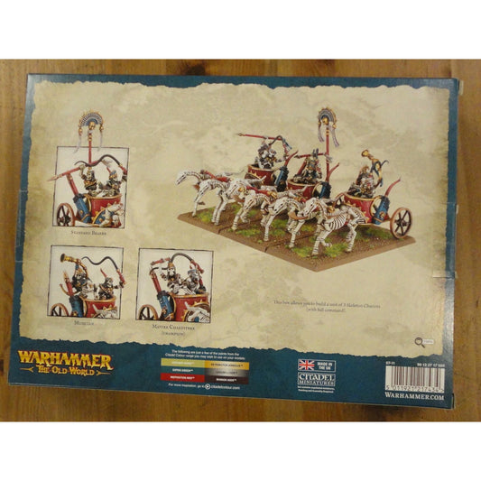 Image of Warhammer The Old World Tomb Kings of Khemri Skeleton Chariots GAW07-11