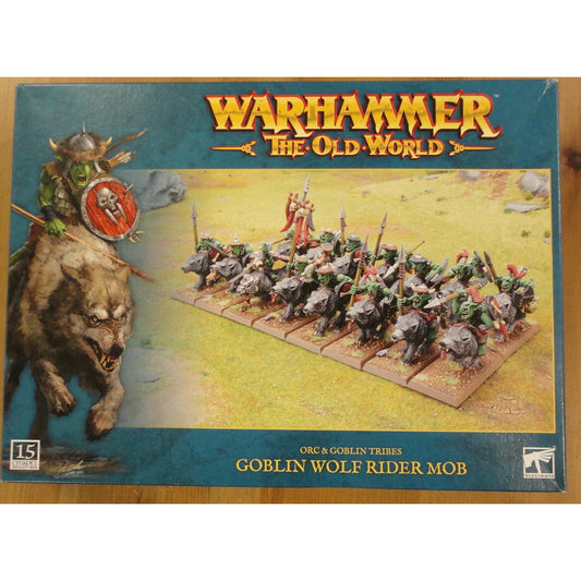 Image of Warhammer Old World Orc & Goblin Tribes Goblin Wolf Rider Mob GAW09-09