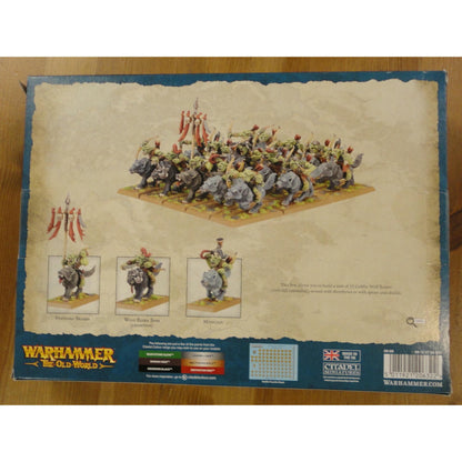 Image of Warhammer Old World Orc & Goblin Tribes Goblin Wolf Rider Mob GAW09-09