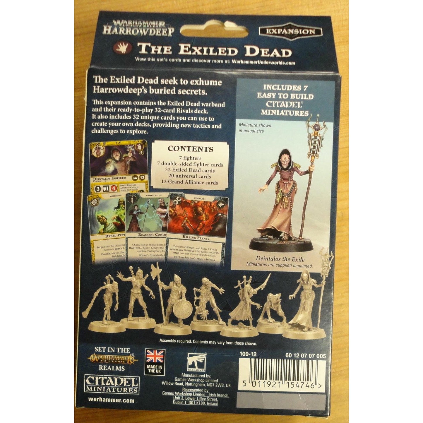 Image of Warhammer Underworlds Harrowdeep: The Exiled Dead Warband GAW109-12