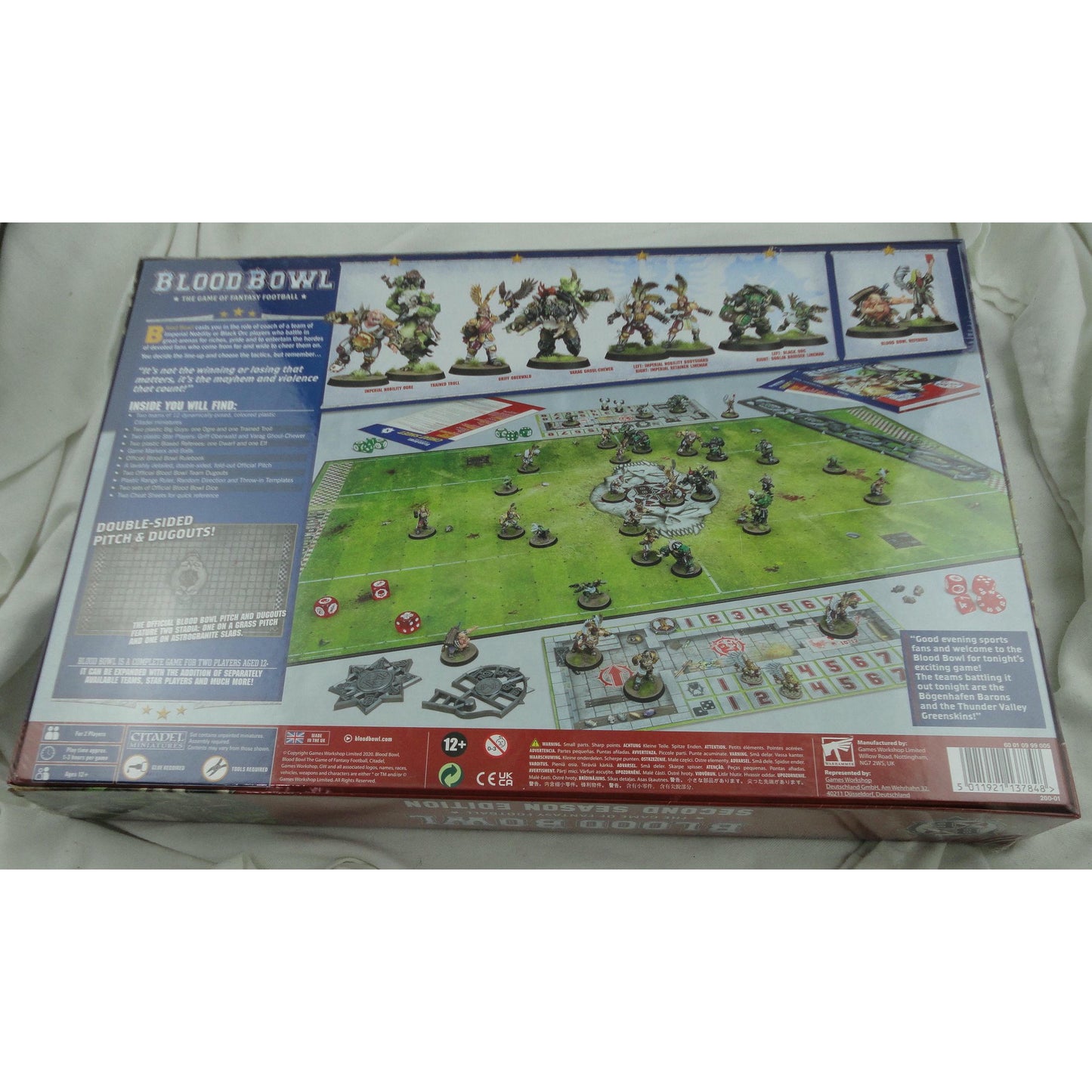 Image of Blood Bowl 2nd Season Fantasy Football Miniatures Game Games Workshop GAW200-01