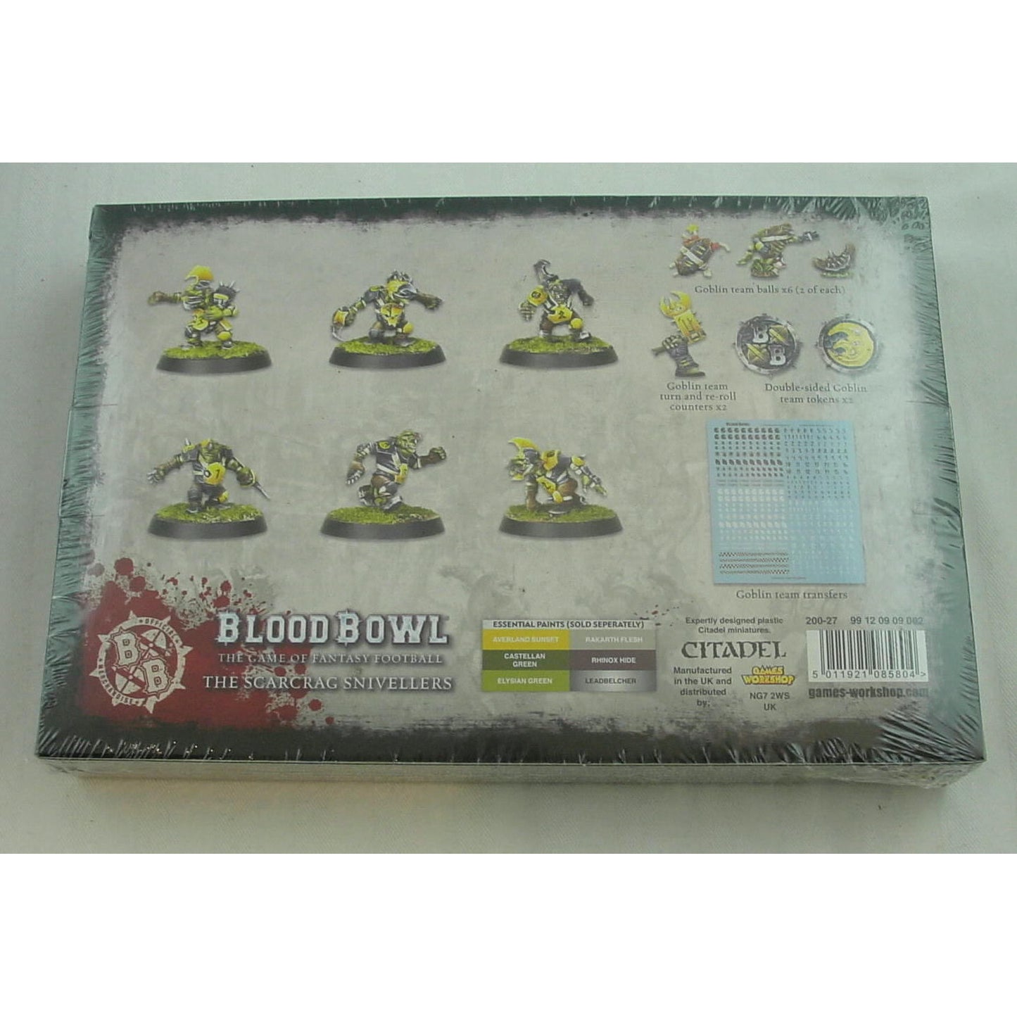 Image of Blood Bowl: Scarcrag Snivellers Goblin Football Team (12 plastic miniatures) GAW
