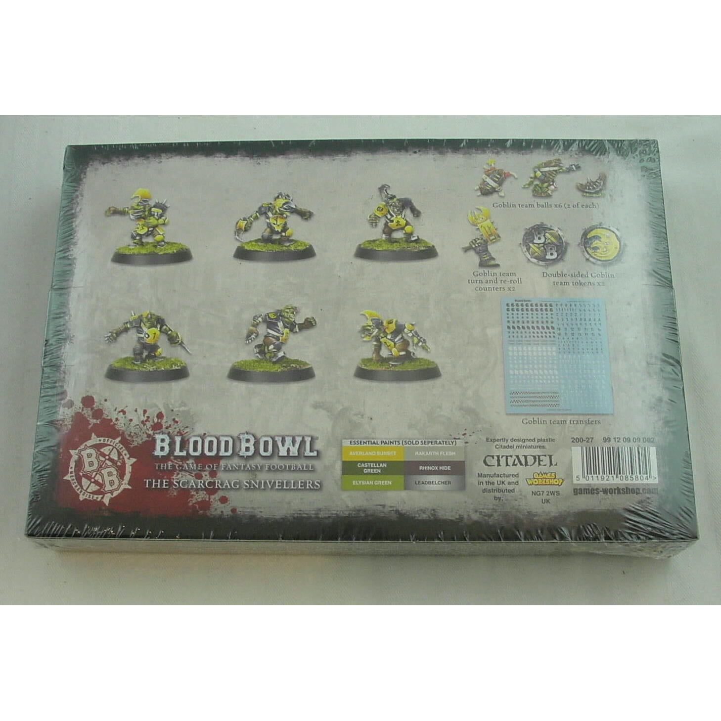 Image of Blood Bowl: Scarcrag Snivellers Goblin Football Team (12 plastic miniatures) GAW