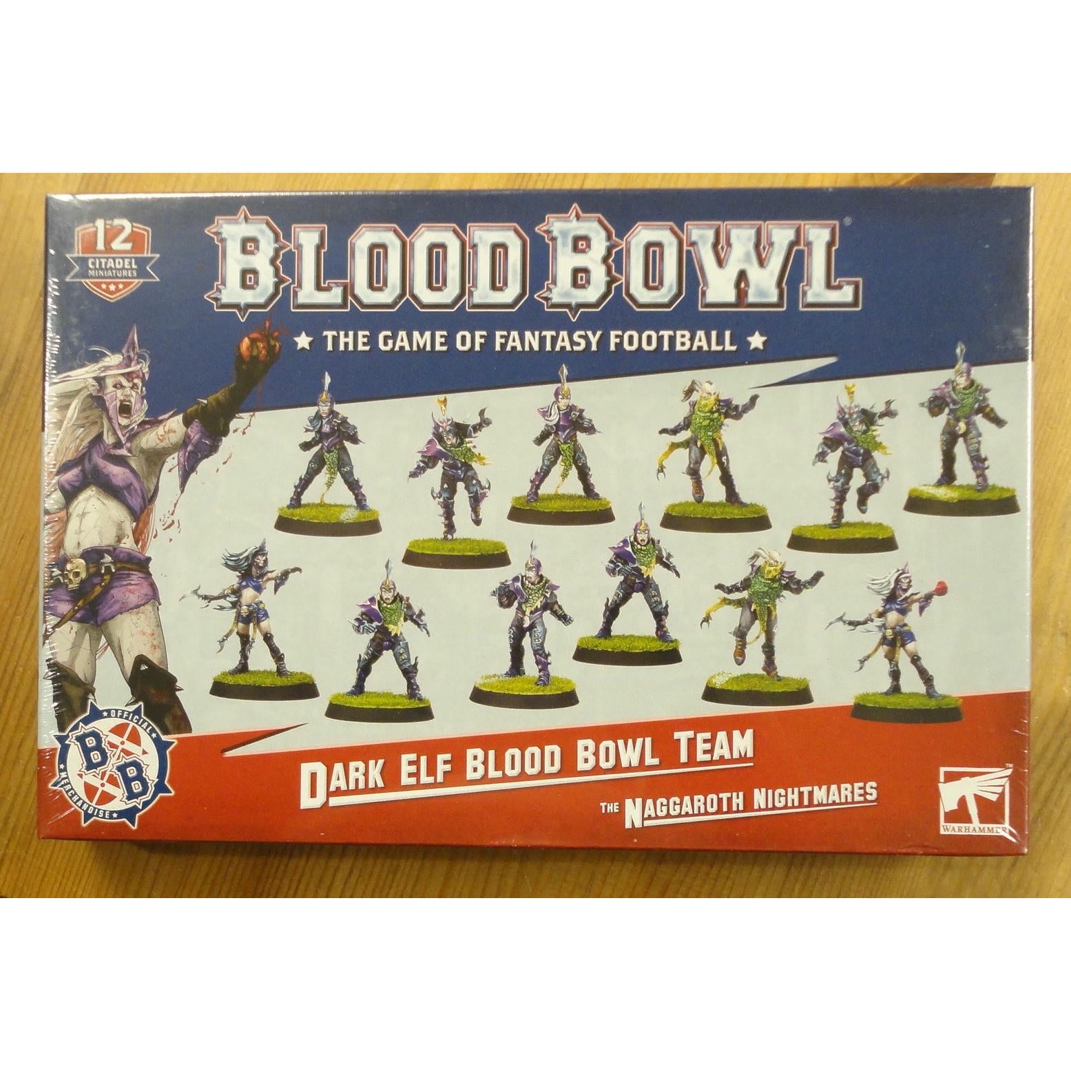 Image of Blood Bowl: Naggaroth Nightmares Dark Elf Team by Games Workshop/Citadel 200-54