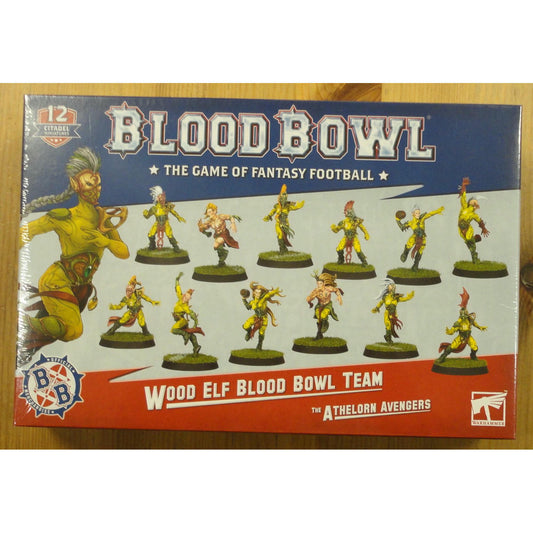 Image of Blood Bowl: Wood Elf Athelorn Avengers Football Team 12 minis GAW200-66