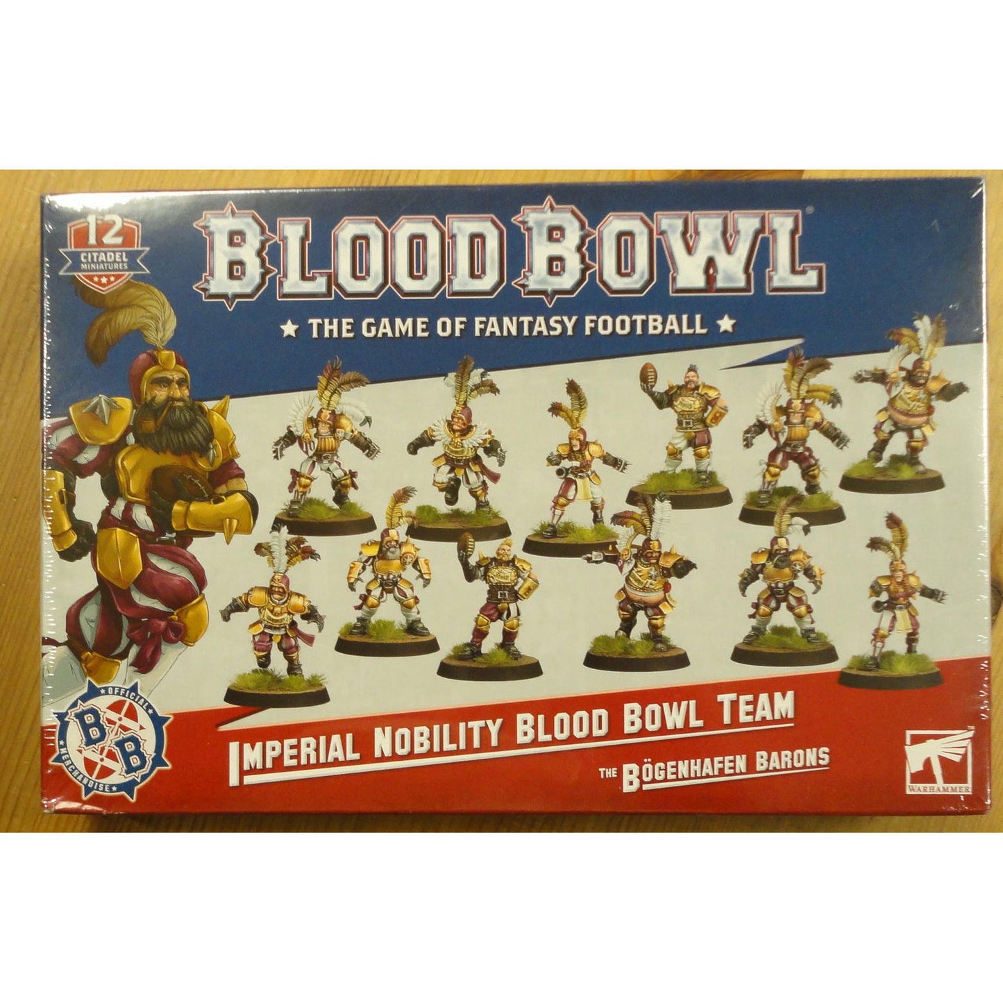 Image of Blood Bowl: Imperial Nobility Bogenhafen Barons Football Team 12 minis GAW202-13