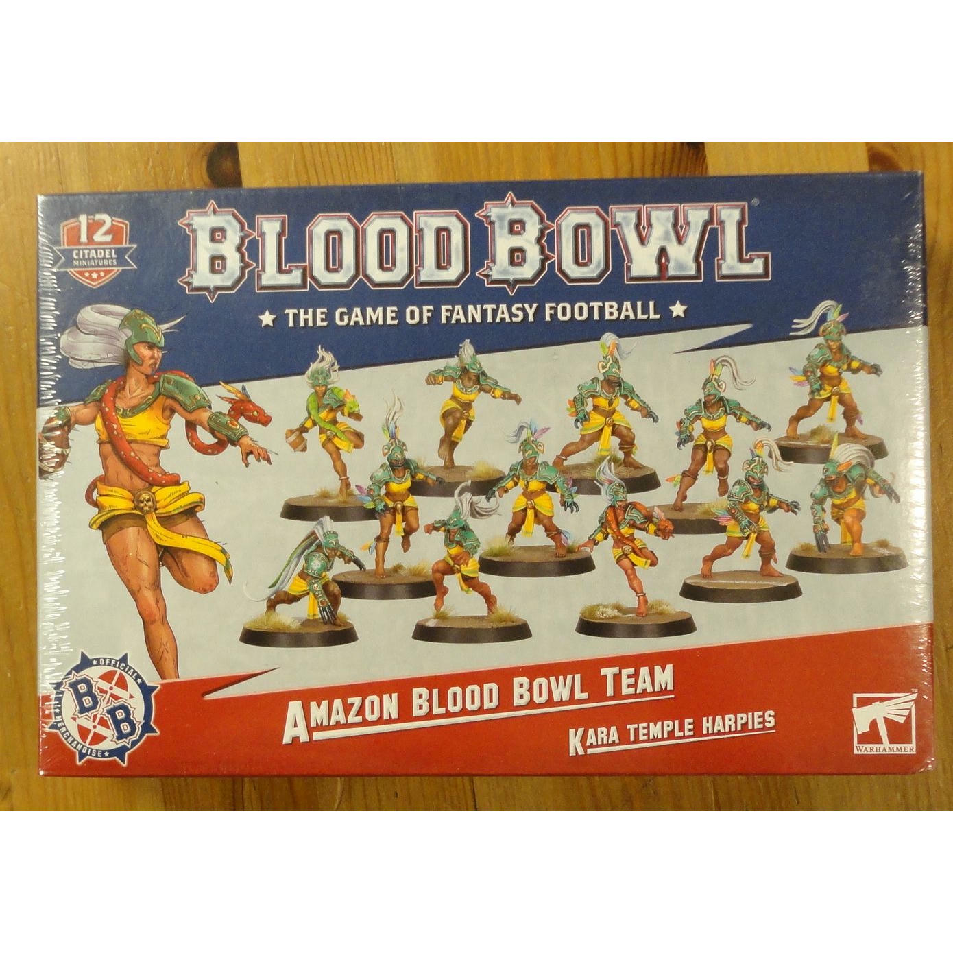 Image of Blood Bowl: Amazon Kara Temple Harpies Football Team GAW202-26
