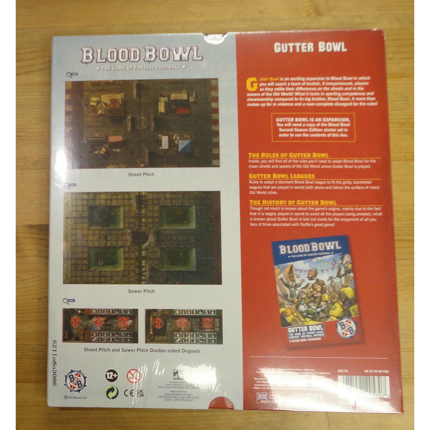 Image of Blood Bowl Fantasy Football: Gutter-Bowl Street Level Football Expanison 202-34