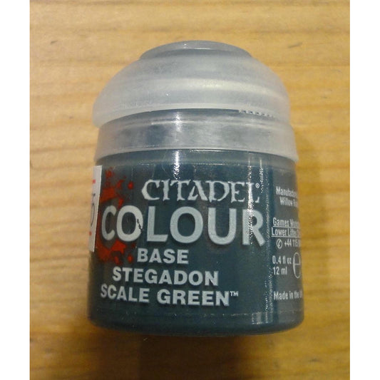 Image of Citadel Base Paint: Stegadon Scale Green by Games Workshop GAW21-10