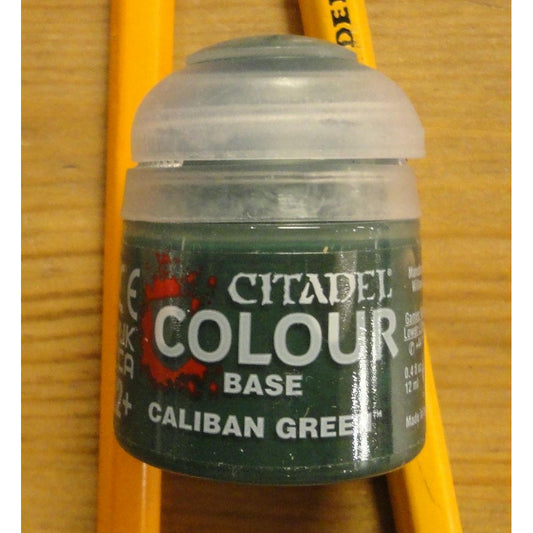 Image of Citadel Base Paint: Caliban Green by Games Workshop GAW21-12