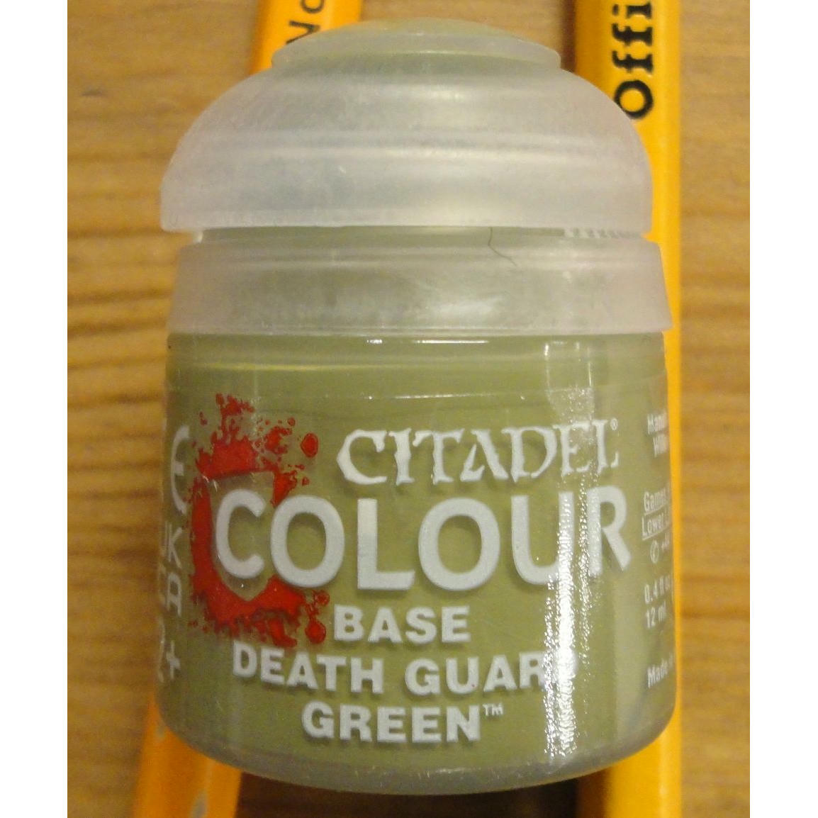 Image of Citadel Base Paint: Death Guard Green by Games Workshop GAW21-37