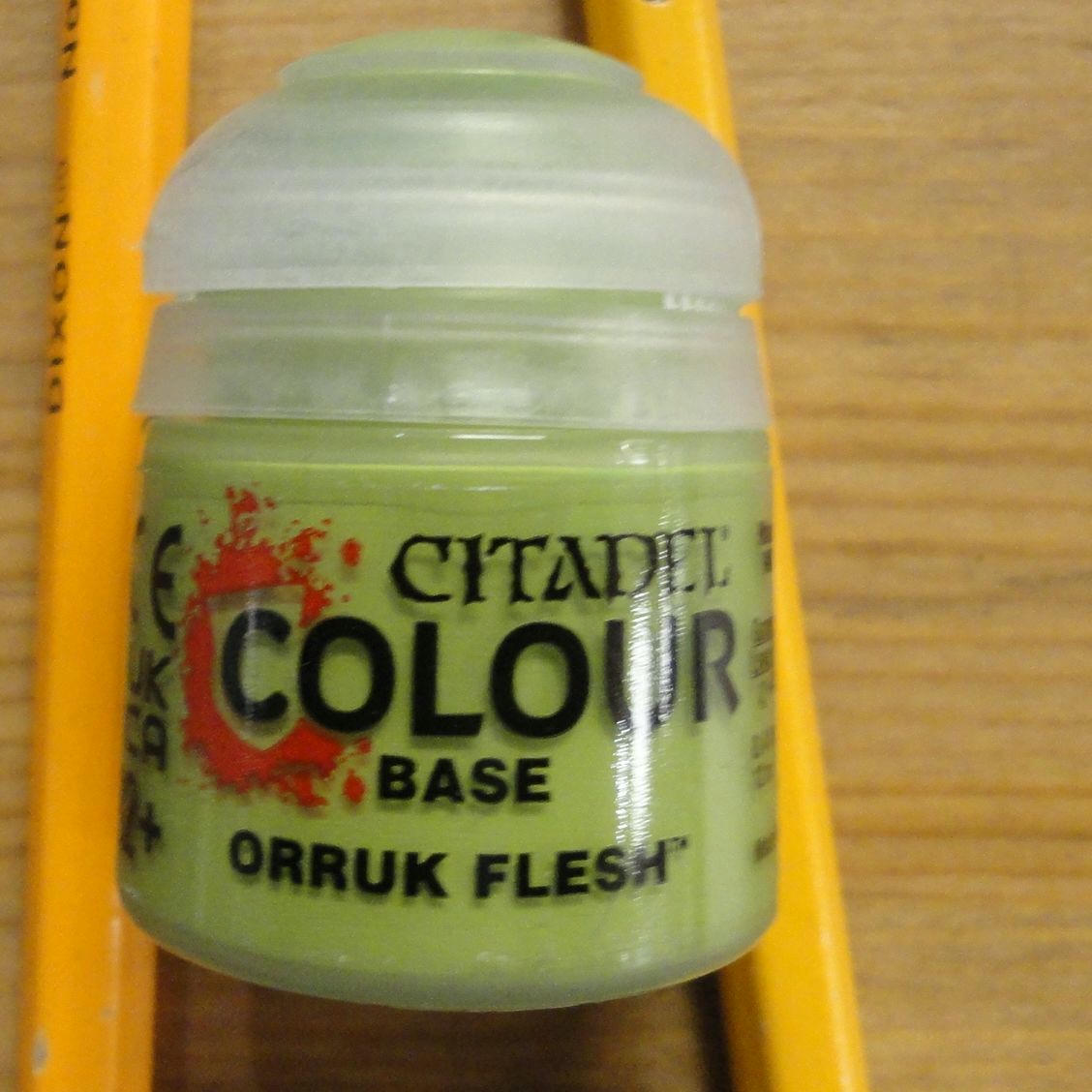 Image of Citadel Base Paint: Orruk Flesh by Games Workshop GAW21-56