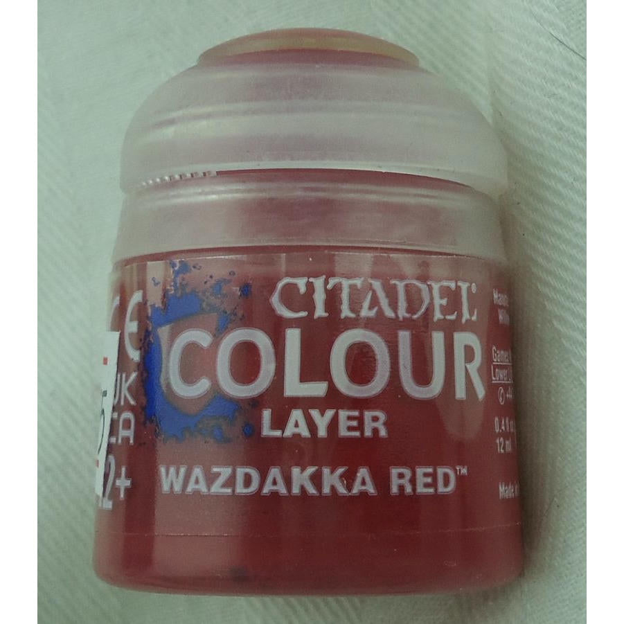 Image of Citadel Layer Wazdakka Red Acrylic Paint by Games Workshop GAW22-07
