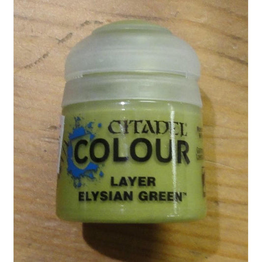Image of Citadel Layer Elysian Green Acrylic Paint by Games Workshop GAW22-30