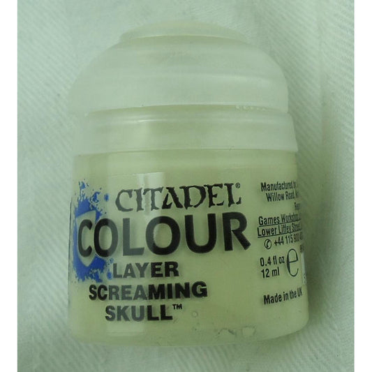 Image of Citadel Layer Screaming Skull Acrylic Paint by Games Workshop GAW22-33