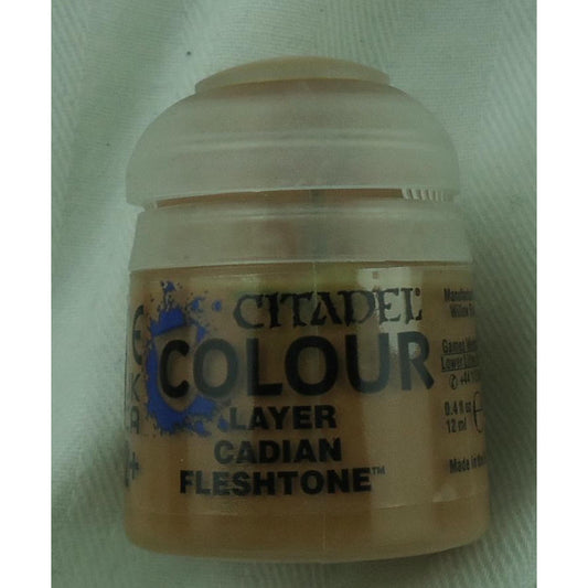 Image of Citadel Layer Cadian Fleshtone Acrylic Paint by Games Workshop GAW22-36