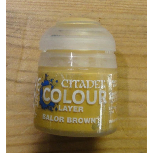 Image of Citadel Layer Balor Brown Acrylic Paint by Games Workshop GAW22-43
