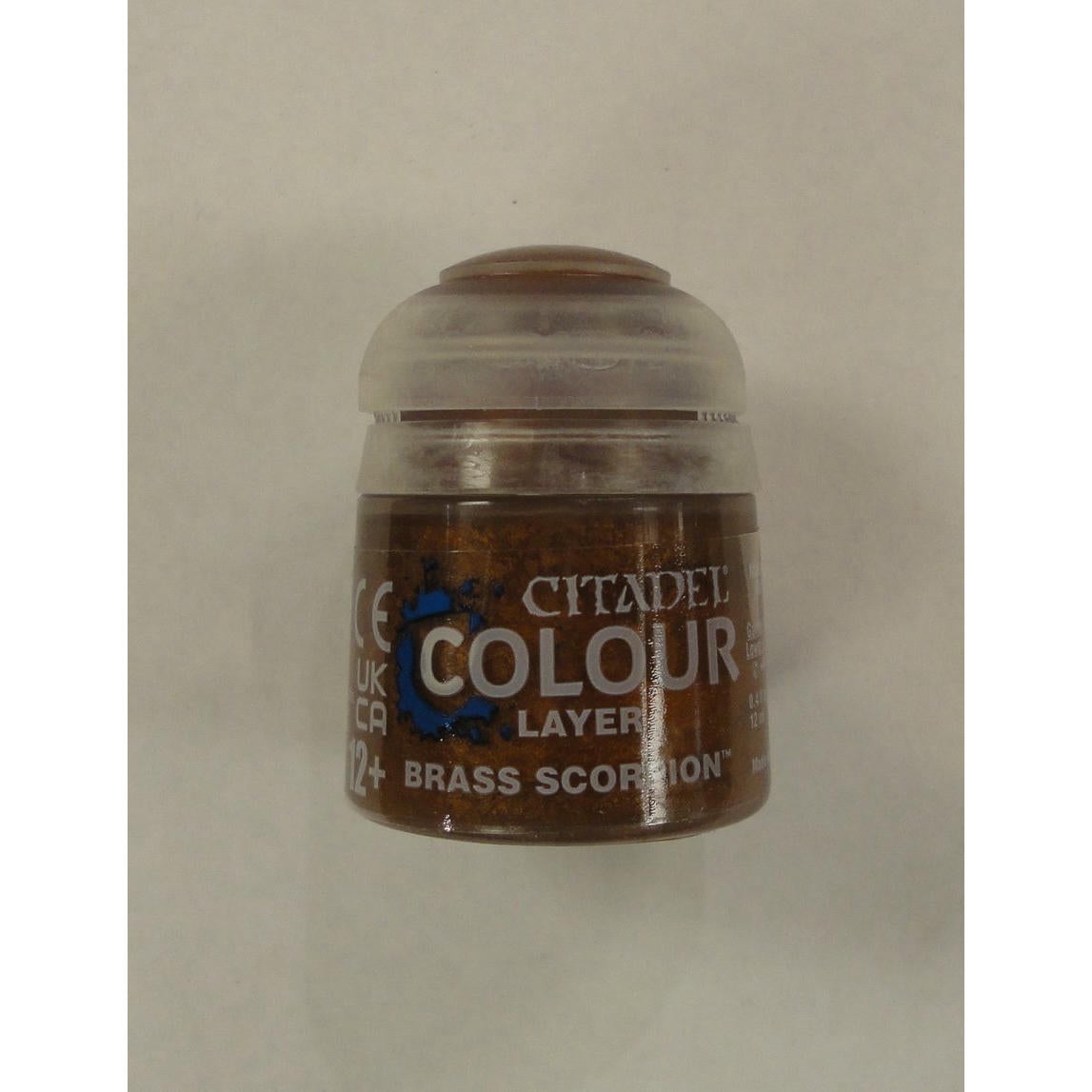 Image of Citadel Layer Brass Scorpion Acrylic Paint by Games Workshop GAW22-65