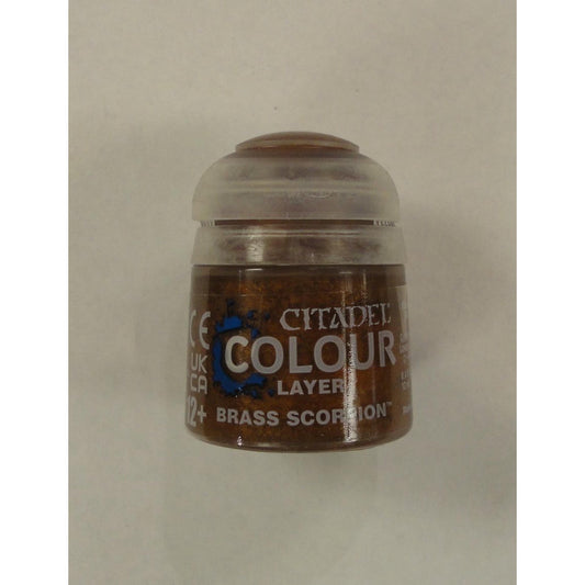 Image of Citadel Layer Brass Scorpion Acrylic Paint by Games Workshop GAW22-65