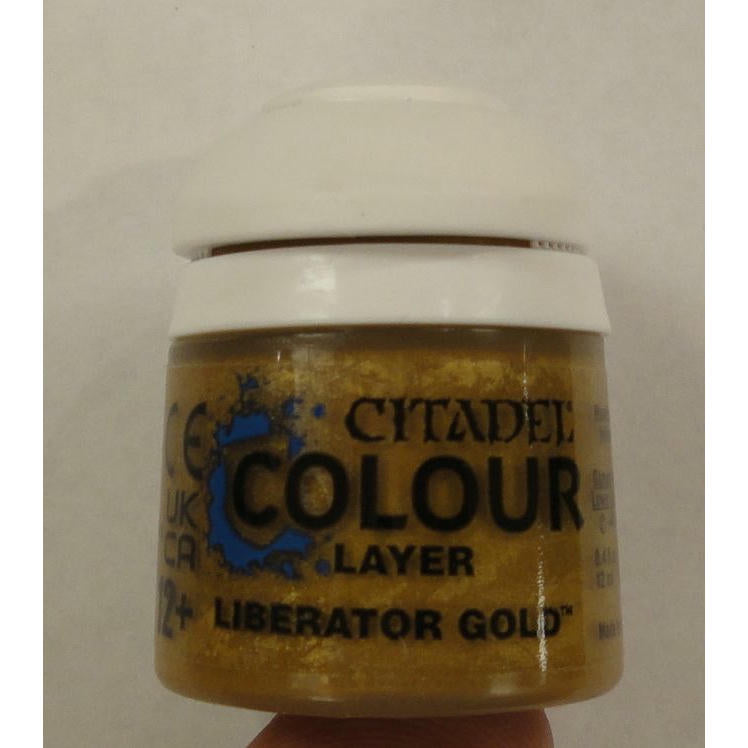 Image of Citadel Layer Liberator Gold Acrylic Paint by Games Workshop GAW22-71