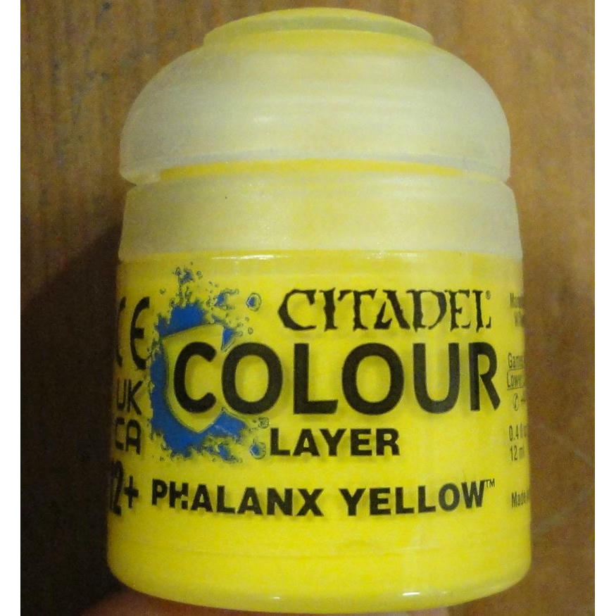 Image of Citadel Layer Phalanx Yellow Acrylic Paint by Games Workshop GAW22-88