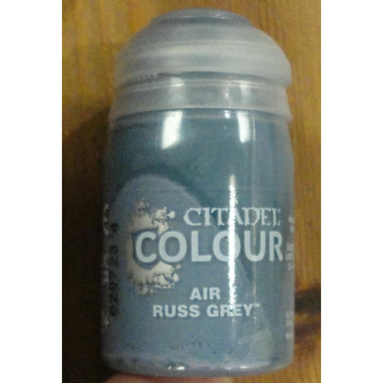 Image of Citadel Colour Air Russ Grey Miniatures Paint by Games Workshop GAW28-50