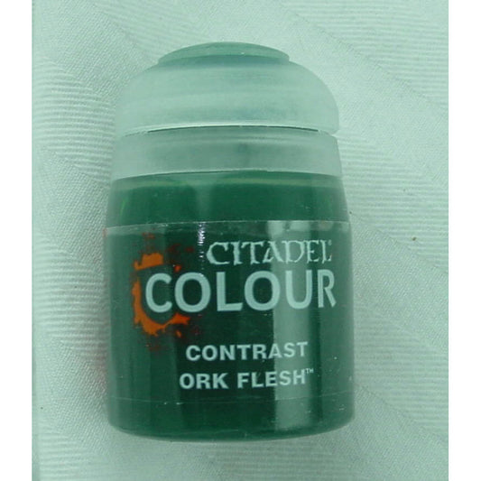 Image of Citadel Colour Contrast Miniatures Paint Ork Flesh 29-22 Games Workshop