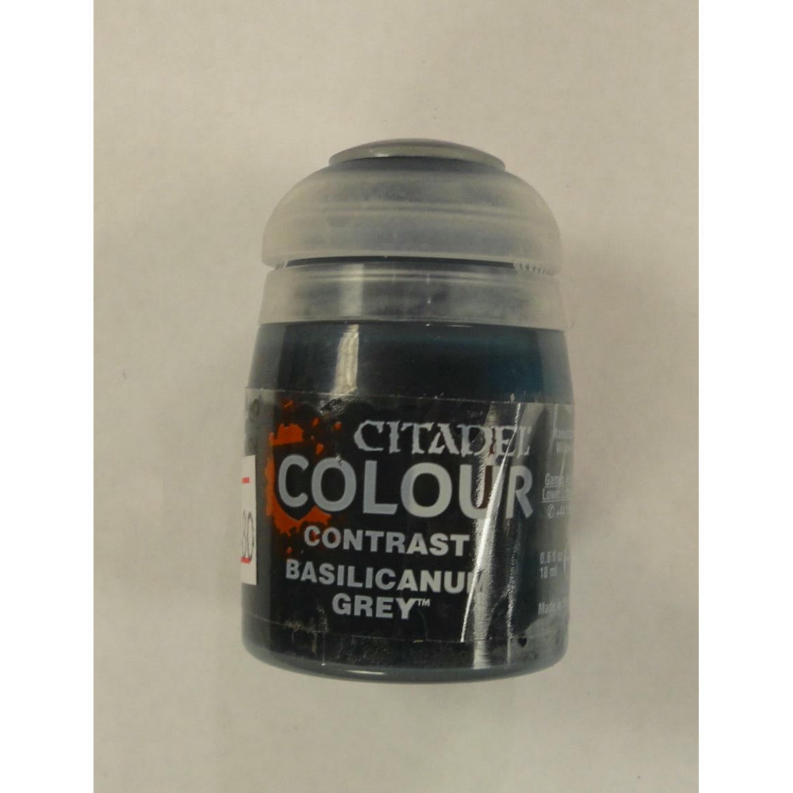 Image of Citadel Contrast Miniatures Paint Basilicanum Grey GAW29-37