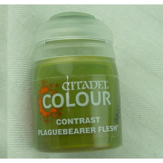 Image of Citadel Colour Contrast Miniatures Paint Plaguebearer Flesh 29-42 Games Workshop