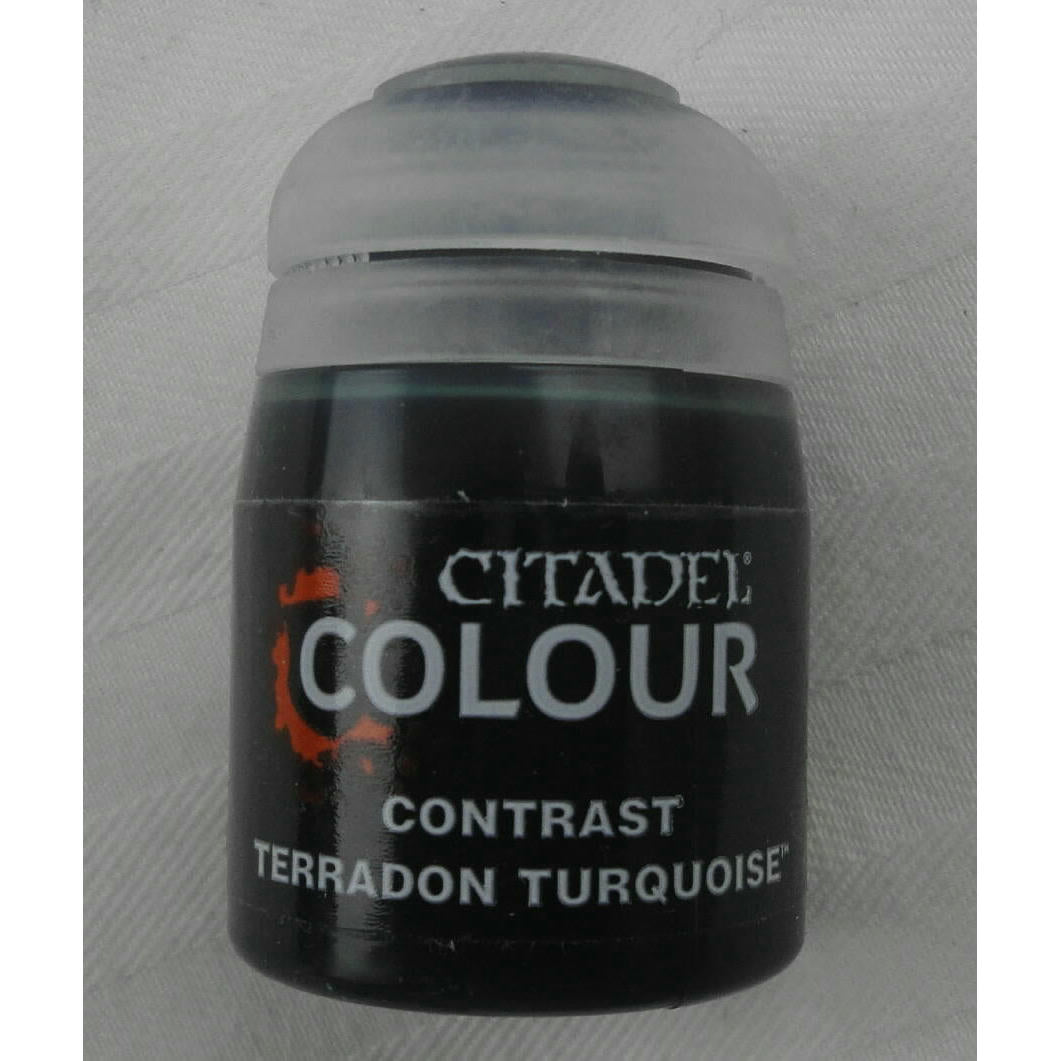 Image of Citadel Colour Contrast Miniatures Paint Terradon Turquoise GAW29-43 Games Works