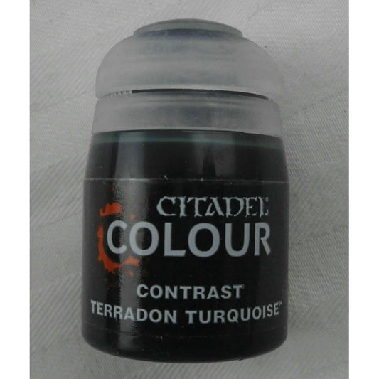 Image of Citadel Colour Contrast Miniatures Paint Terradon Turquoise GAW29-43 Games Works