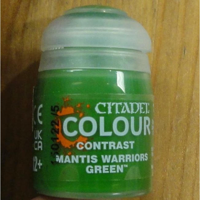 Image of Citadel Contrast Miniatures Paint Mantis Warriors Green GAW29-47