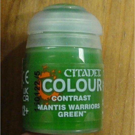 Image of Citadel Contrast Miniatures Paint Mantis Warriors Green GAW29-47